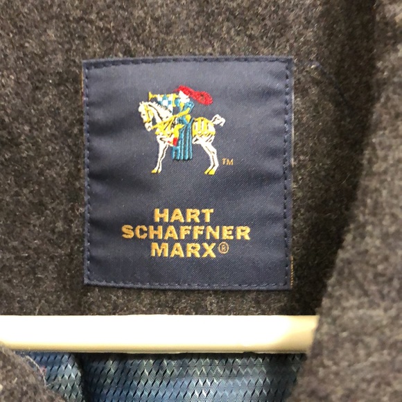 Hart Schaffer Marx Pea Coat - Picture 2 of 4